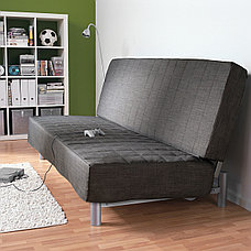 Диван-кровать 3-местный БЕДИНГЕ Шифтебу темно-серый ИКЕА, IKEA , фото 3
