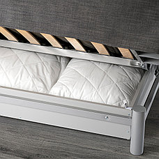 Диван-кровать 3-местный БЕДИНГЕ Шифтебу темно-серый ИКЕА, IKEA, фото 3