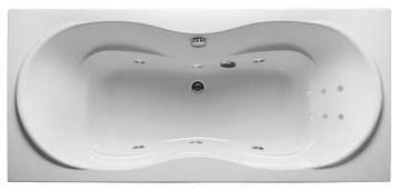 Акриловая ванна с гидромассажем. Джакузи. Аверс (Dinamika) 170*80 СМ. (Общий массаж + спина), фото 2