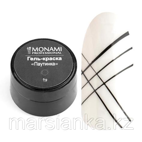 Гель-краска Паутинка Monami #6 (черный), 5гр, фото 2
