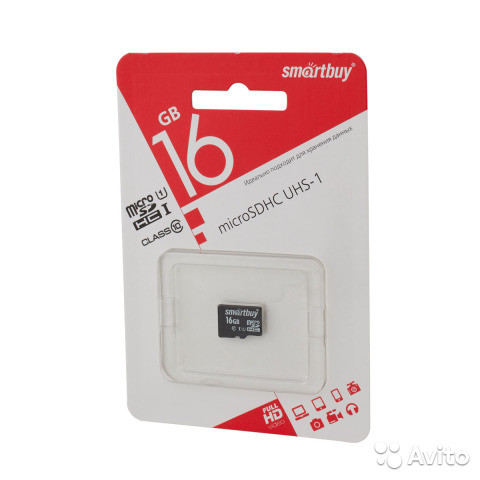 Карта памяти Smartbuy microSDHC 16GB Class 10 без адаптера - фото 1 - id-p63702985