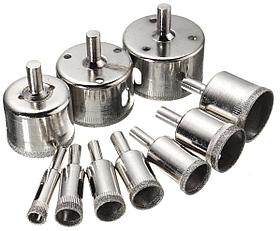 Алмазное трубчатое сверло для стела под зажимной патрон, диаметр: 50мм