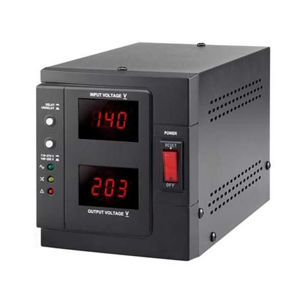 Стабилизатор Volta AVR Pro 500 500VA 300W LED индикатор AVR 140-260VAC Регулировка напряжения: +/-10% черный - фото 1 - id-p63706577