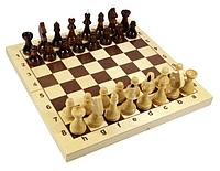 Шахматы, шашки и нарды набор деревянный (3 в 1), размер игрового поля 25*25 см