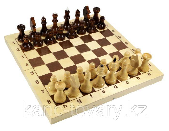 Шахматы, шашки и нарды набор деревянный (3 в 1), размер игрового поля 25*25 см - фото 1 - id-p63706597