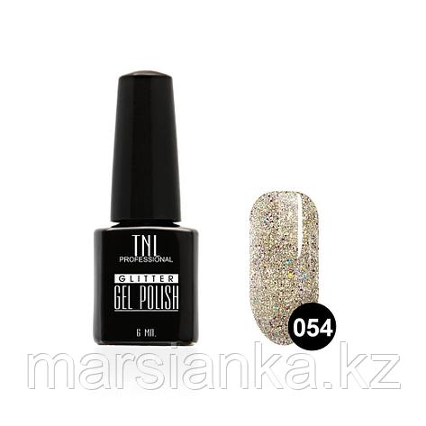 Гель-лак TNL GLITTER #54 Серебрянный с фиолетовыми блестками.6мл, фото 2