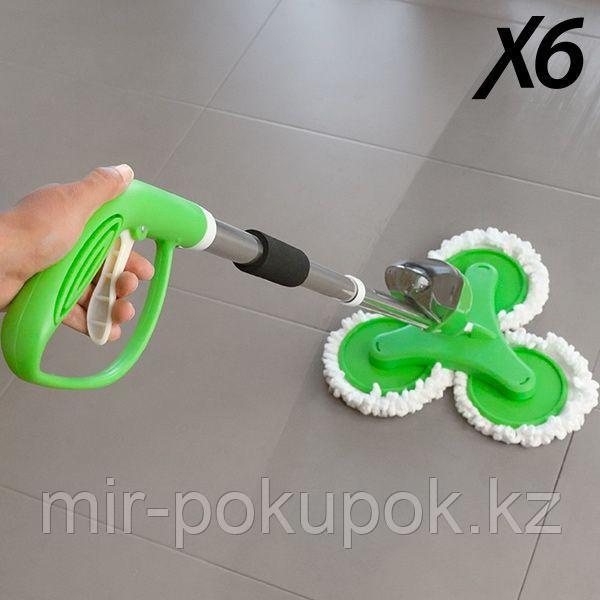 Тройная швабра с резервуаром и распылителем 3 Magic Mop, Алматы