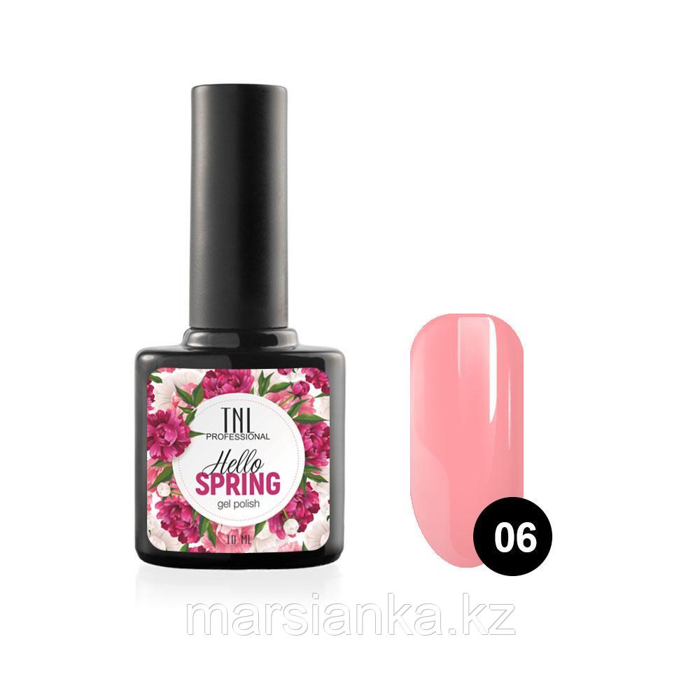 Гель-лак TNL Hello Spring #06 розовый, 10мл