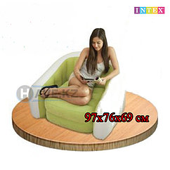 Надувное кресло, Intex 68571, размер 97х76х69 см, в ассортименте 