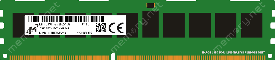 Оперативная память Dell Micron 8GB PC3-14900R Single-Rank 1Rx4 DDR3 DIMM, фото 1