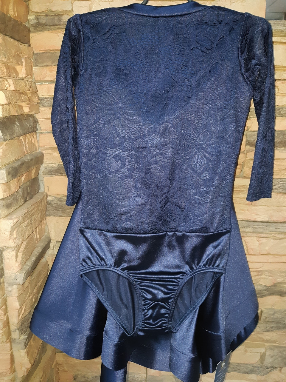 Комплект боди гипюр+юбка, рукав 3/4 (36 размер), фото 1