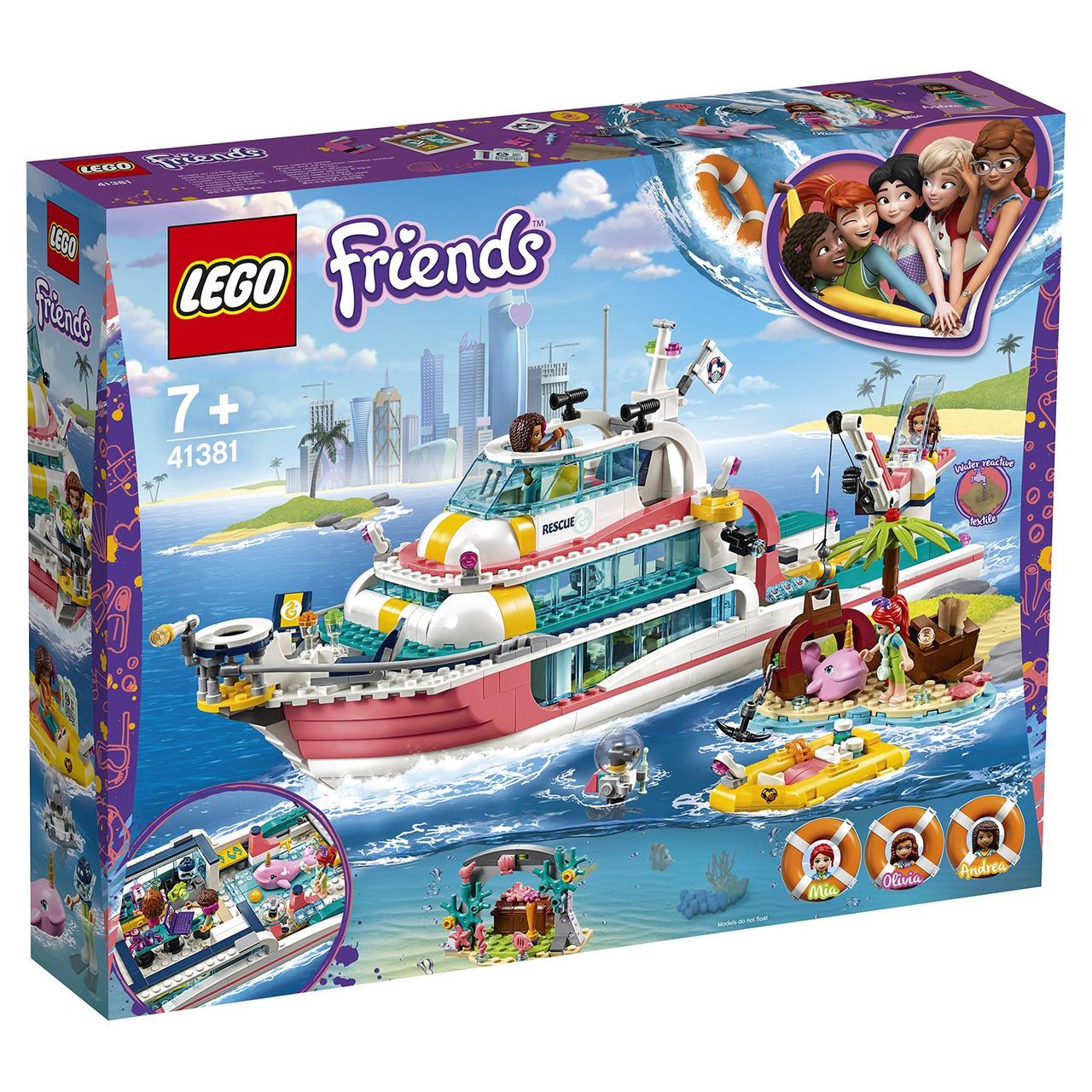 41381 Lego Friends Катер для спасательных операций, Лего Подружки - фото 1 - id-p63723032