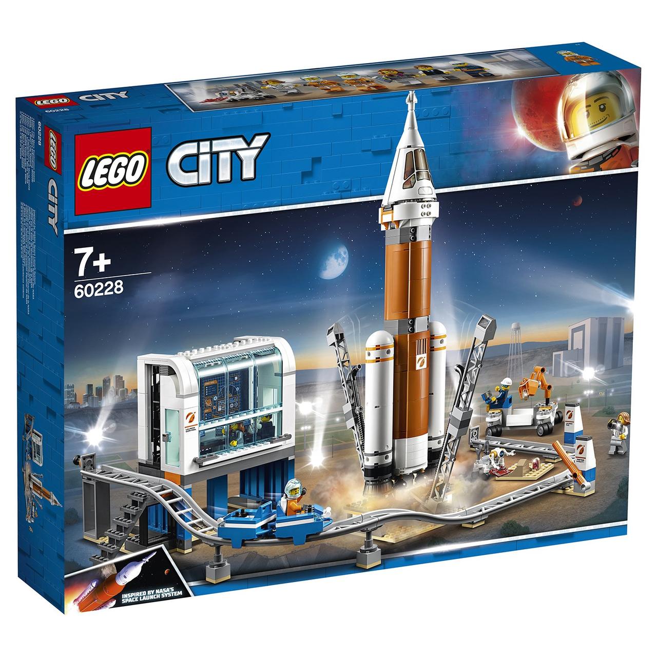 60228 Lego City Ракета для запуска в далекий космос и пульт управления запуском, Лего Город Сити