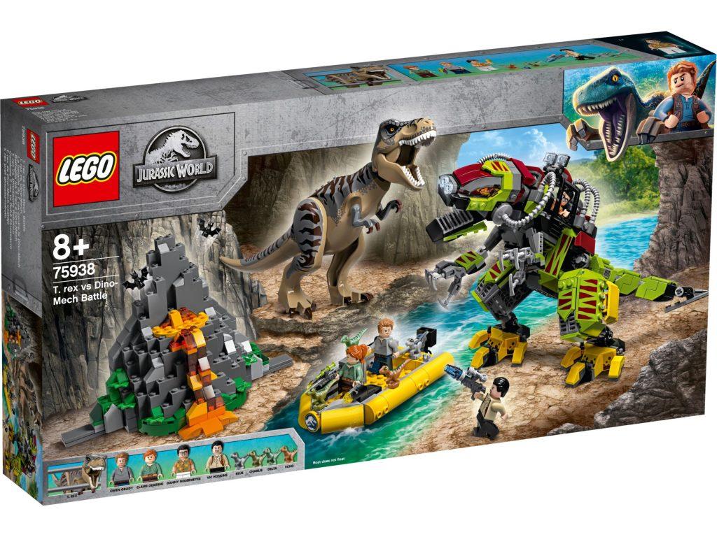 75938 Lego Jurassic World Бой тираннозавра и робота-динозавра, Лего Мир Юрского периода - фото 1 - id-p63723079