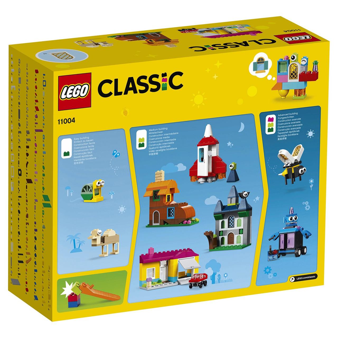 11004 Lego Classic Набор для творчества с окнами, Лего Классика - фото 2 - id-p63724193