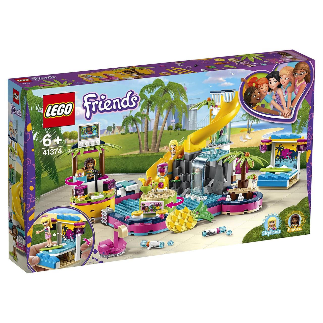 41374 Lego Friends Вечеринка Андреа у бассейна, Лего Подружки