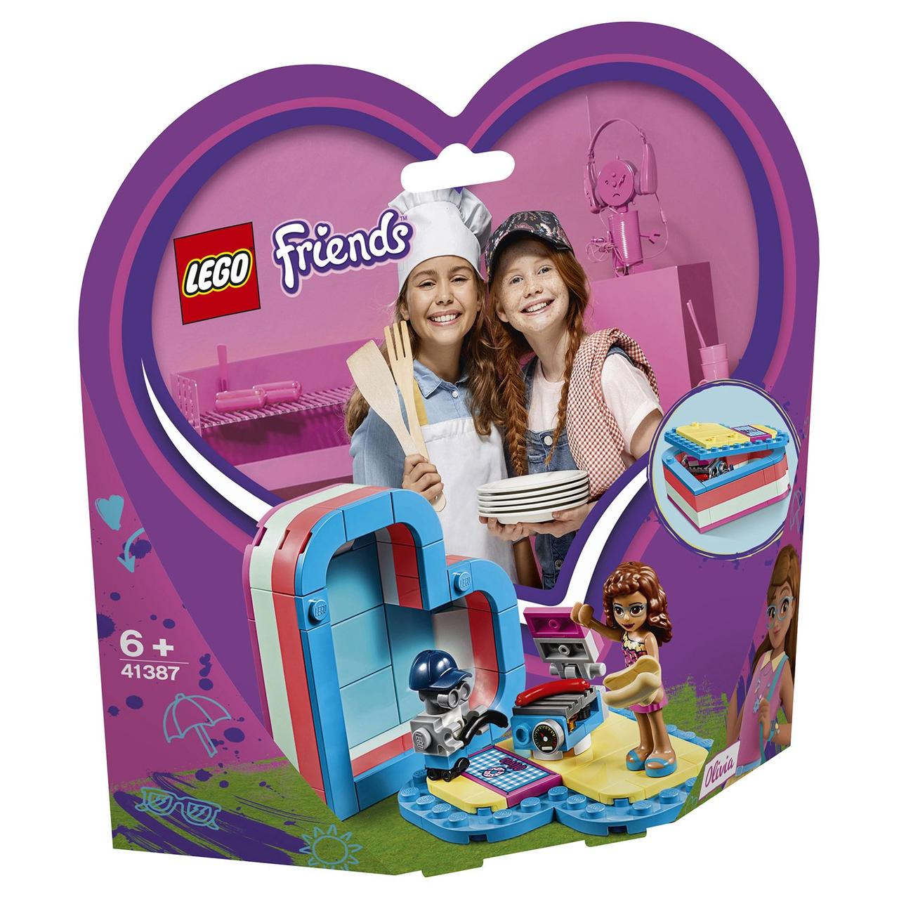 41387 Lego Friends Летняя шкатулка-сердечко для Оливии, Лего Подружки