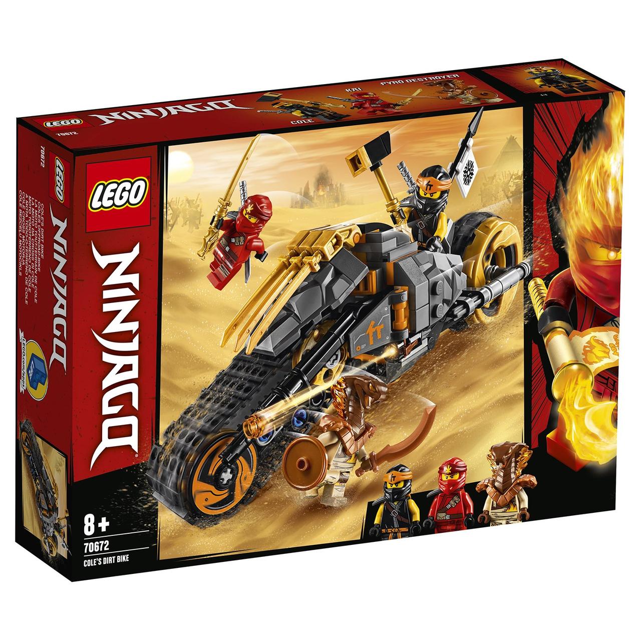 70672 Lego Ninjago Раллийный мотоцикл Коула, Лего Ниндзяго - фото 1 - id-p63724223