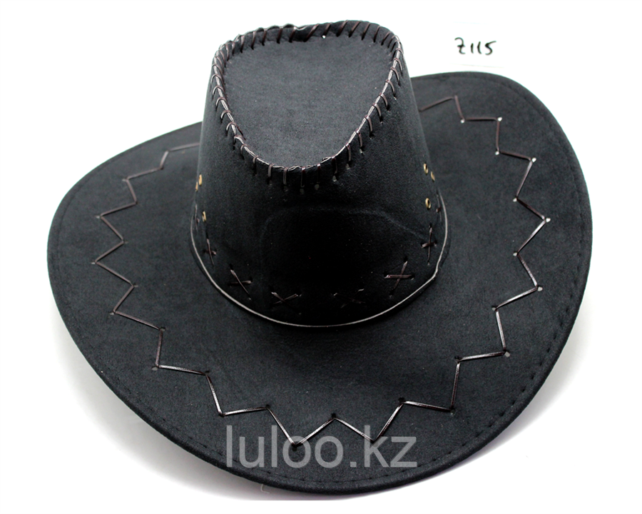 Ковбойская шляпа черная - фото 2 - id-p63779685