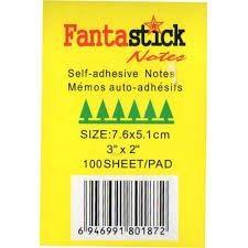 Бумага д/зам клейкая 76*51 Fantastik неон (100л)