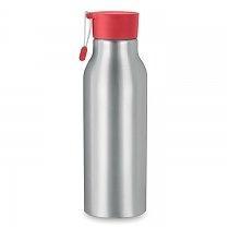 Бутылка. Цвет: серебро / красный