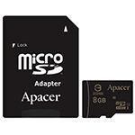 Карта памяти microSDHC 8GB Apacer AP8GMCSH10U1-R