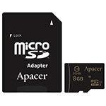 Карта памяти microSDHC 8GB Apacer AP8GMCSH10U1-R - фото 1 - id-p63801342