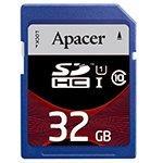 Карта памяти SDHC Apacer, AP32GSDHC10U1-R, 32GB, Class 10