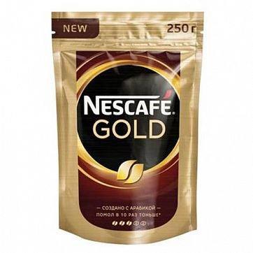 Кофе растворимый Nescafe Gold, 250 гр, вакуумная упаковка, фото 2