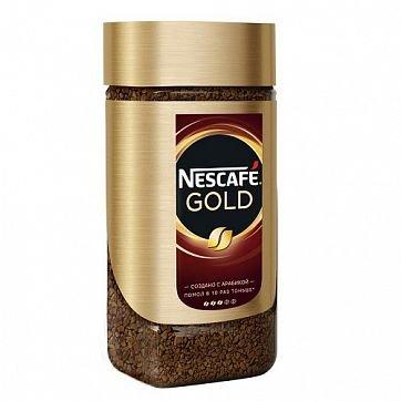 Кофе растворимый Nescafe Gold, 95 гр, стеклянная банка