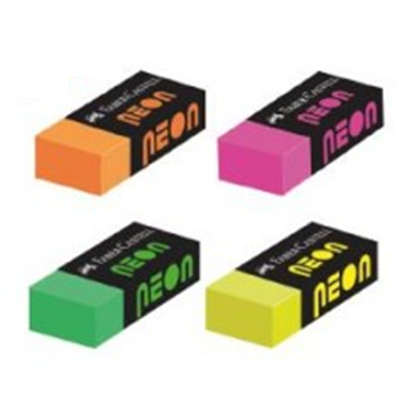 Ластик для стирания простых/цветных карандашей, NEON Faber-Castell, фото 2