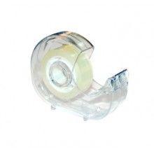 Лента клейкая 18ммx20м, прозрачная, в диспенсере