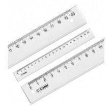 Линейка 50см, прозрачная, пласти