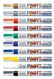 Маркер по металлу PAINT жидкий - цвет зеленый