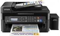 МФУ цветной, струйный фабрика печати Epson Styles L566 C11CE53403 4-х Цветное МФУ факс WI-FI