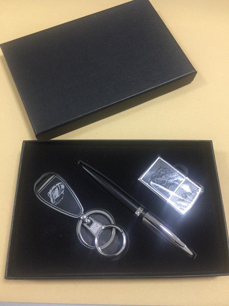 Набор подарочный N206 (ручка, брелок, зажигалка )