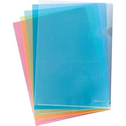 Папка-уголок пластиковая ErichKrause® Clear Standard, A4, красный (в пакете по 10 шт.), фото 2