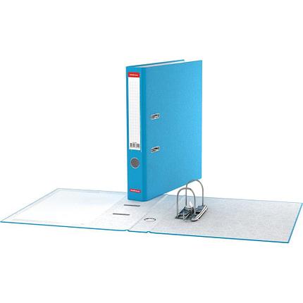 Папка–регистратор с арочным механизмом ErichKrause®, Neon, А4, 50 мм, голубой, фото 2