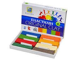 Пластилин- 16цветов. "Классика" 320Г. со стеком (ЛУЧ)