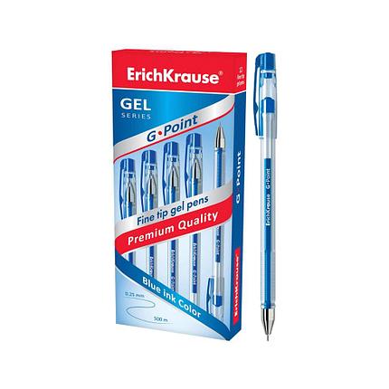 Ручка гелевая ErichKrause® G-Point, цвет чернил синий, фото 2