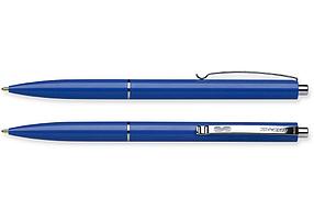 Ручка шариковая , 1,0мм, автомат, синяя, корпус синий Schneider