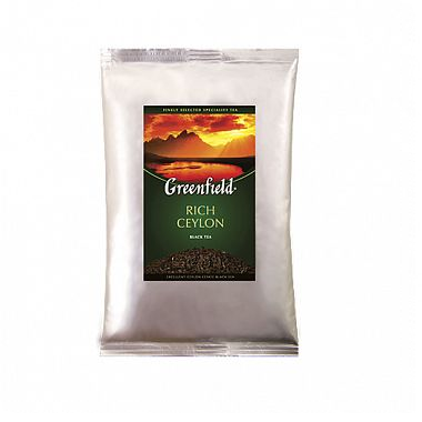 Чай Greenfield Rich Ceylon, черный, 250 гр, листовой - фото 1 - id-p63803453
