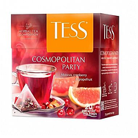 Чай Tess Cosmopolitan Party, травяной, 20 пирамидок