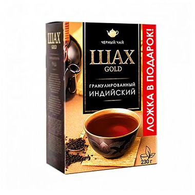Чай Шах "Gold", 230 гр, гранулированный, черный
