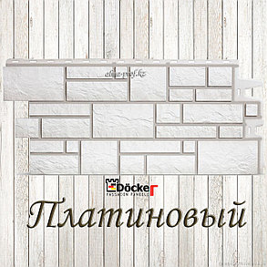 Фасадная панель Дёке "Burg" (Платиновый), фото 1