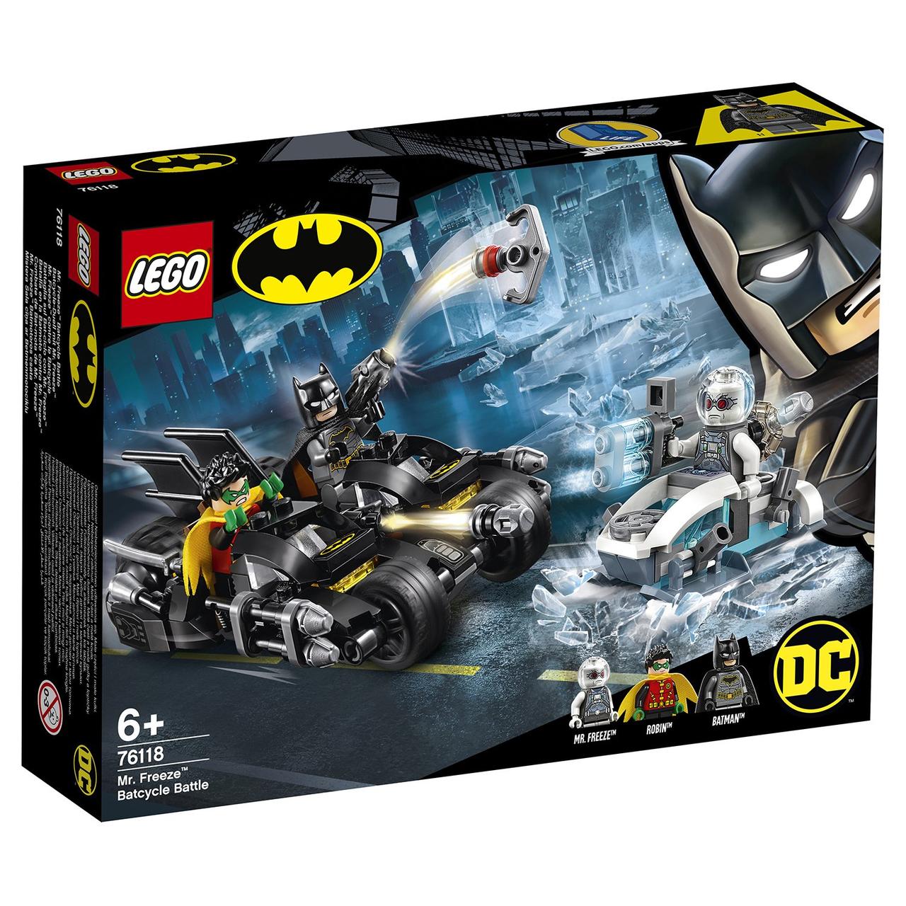 76118 Lego Super Heroes Гонка на мотоциклах с Мистером Фризом, Лего Супергерои DC - фото 1 - id-p63724243
