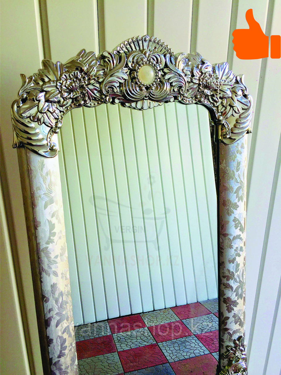 Зеркало напольное "Королевское Серебро" - фото 6 - id-p63812968
