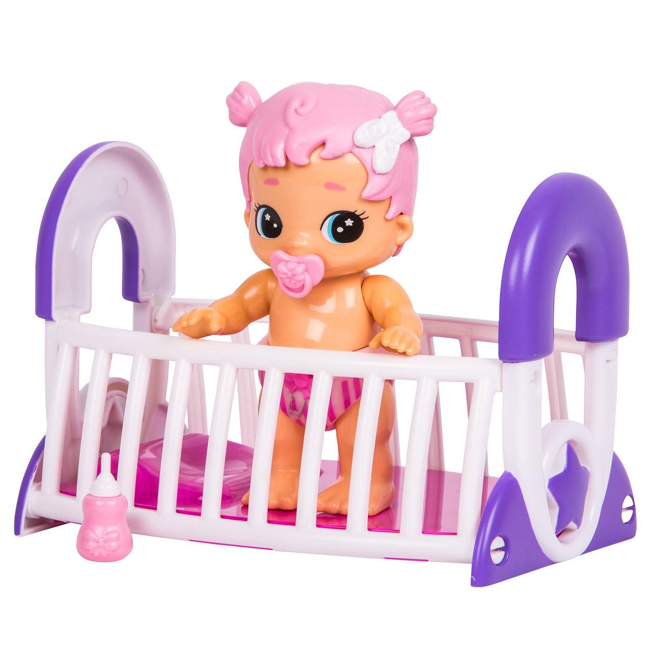 Интерактивная кукла Грейси с кроваткой Bizzy Bubs