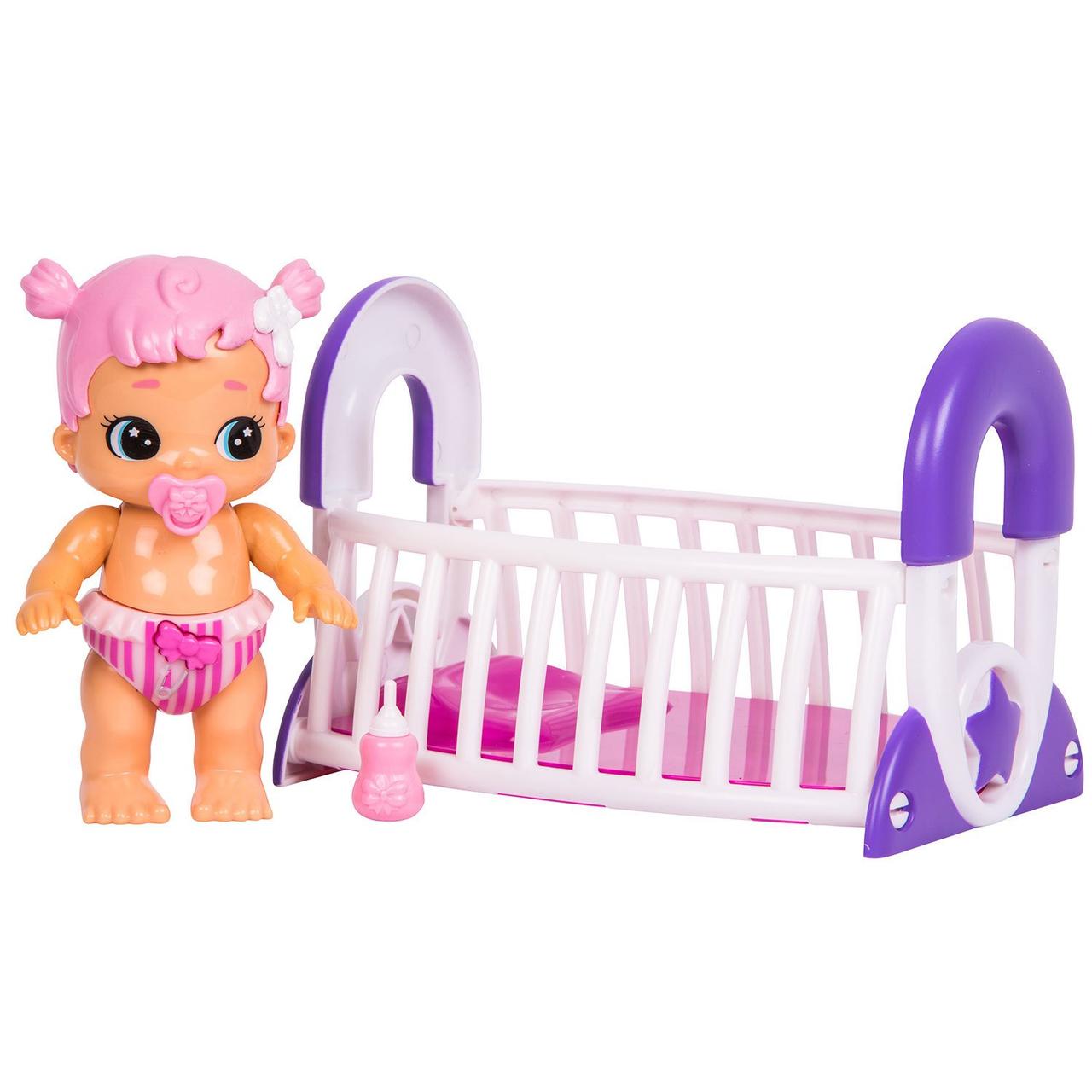 Интерактивная кукла Грейси с кроваткой Bizzy Bubs