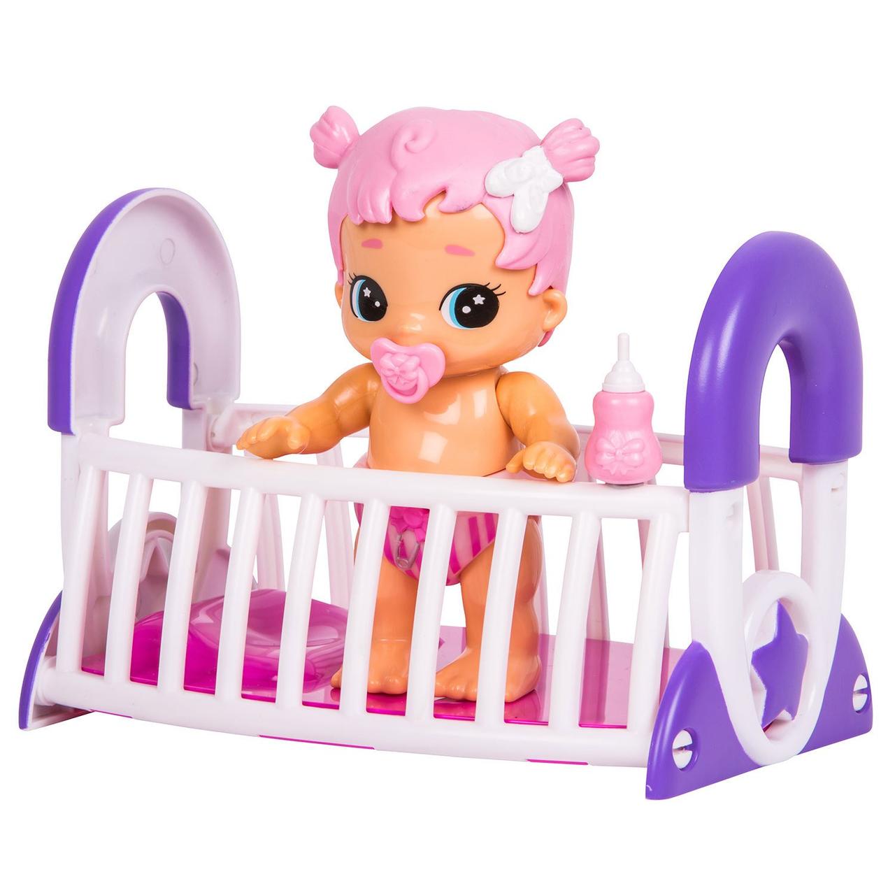 Интерактивная кукла Грейси с кроваткой Bizzy Bubs
